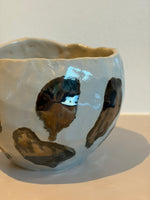 Vase med metallic print